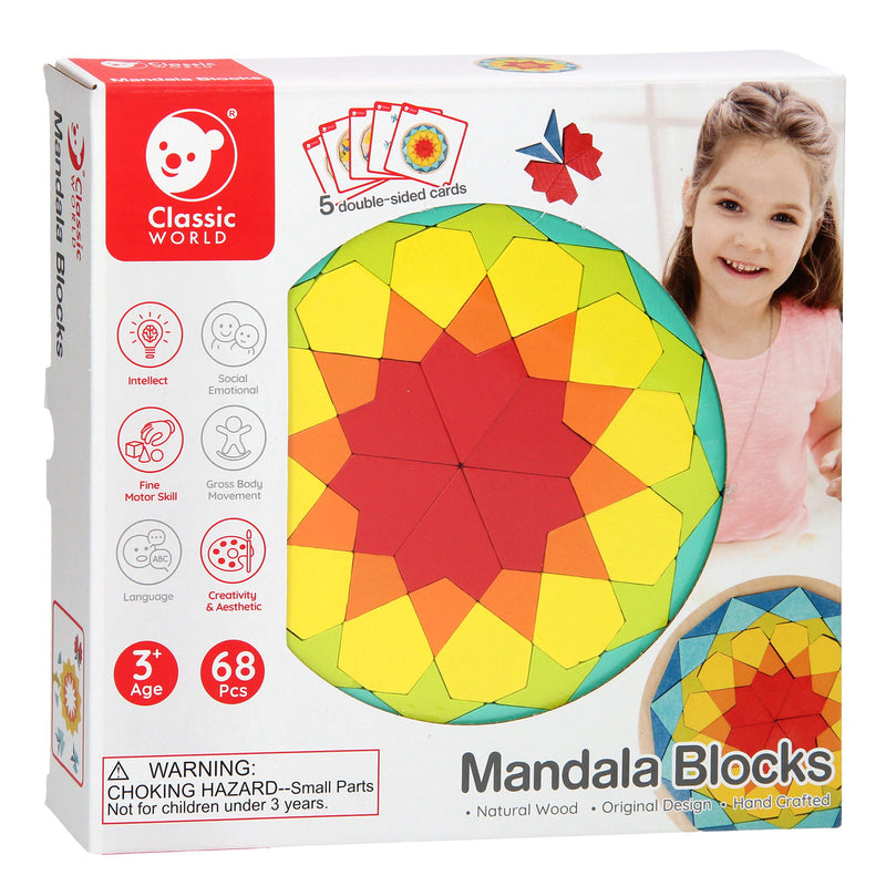 Classic World Houten Mandala Puzzel, 72st.