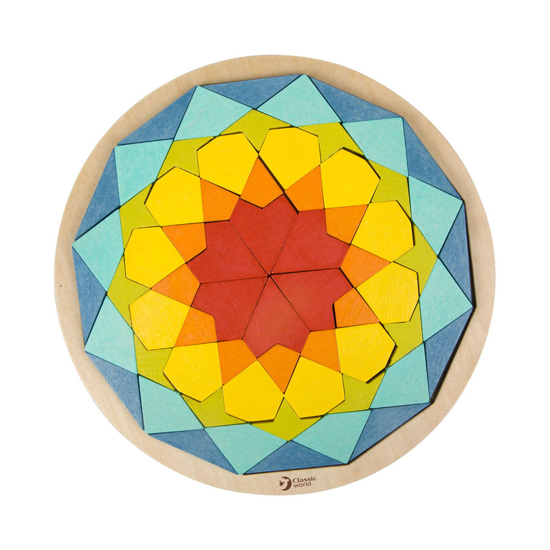 Classic World Houten Mandala Puzzel, 72st.