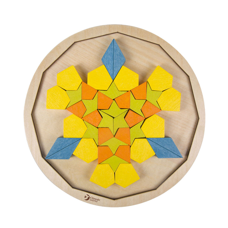 Classic World Houten Mandala Puzzel, 72st.