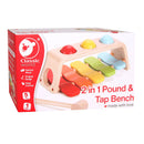 Classic World 2in1 Hamerbank met Xlofoon, 5dlg.