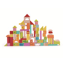 Classic World Houten Blokken Dieren, 100dlg.