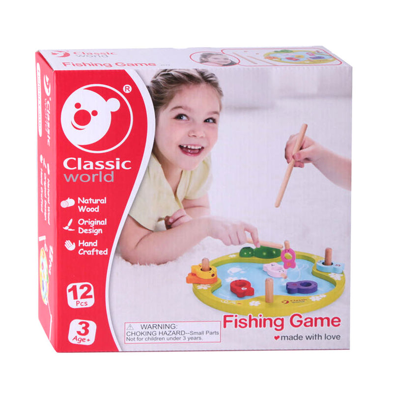 Classic World Houten Visspel, 12dlg.