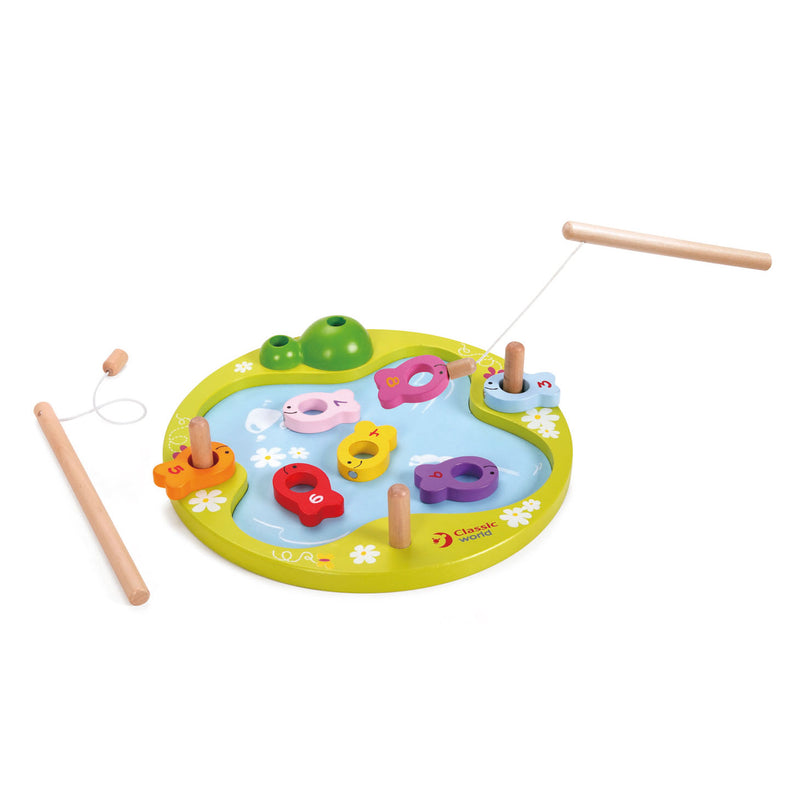 Classic World Houten Visspel, 12dlg.
