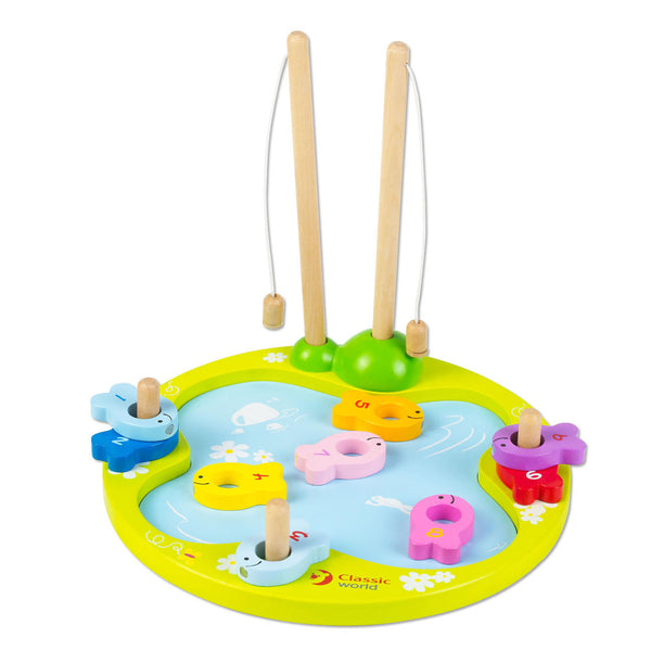 Classic World Houten Visspel, 12dlg.