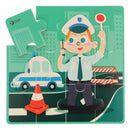 Classic World Houten Puzzel Beroepen, 4in1