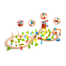 Classic World Houten Treinset, 75dlg.