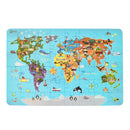 Classic World Houten Legpuzzel Wereldkaart, 48st.