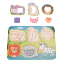 Classic World Houten Puzzel Wilde Dieren, 13st.