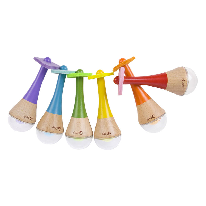 Classic World Houten Regenboog Maraca