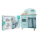 Classic World Houten Speelgoedkeuken Retro Blauw, 20dlg.