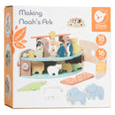Classic World Houten Noah's Ark Boot Bouwset met Dieren, 16dlg.