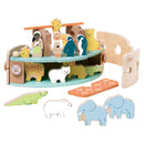Classic World Houten Noah's Ark Boot Bouwset met Dieren, 16dlg.