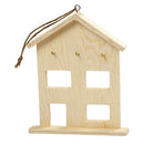 Houten Sleutelkast met 3 Haken