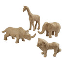 Jungle Dieren Papier-maché, 32st.