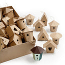 Vogelhuisjes Papier-maché, 60st.