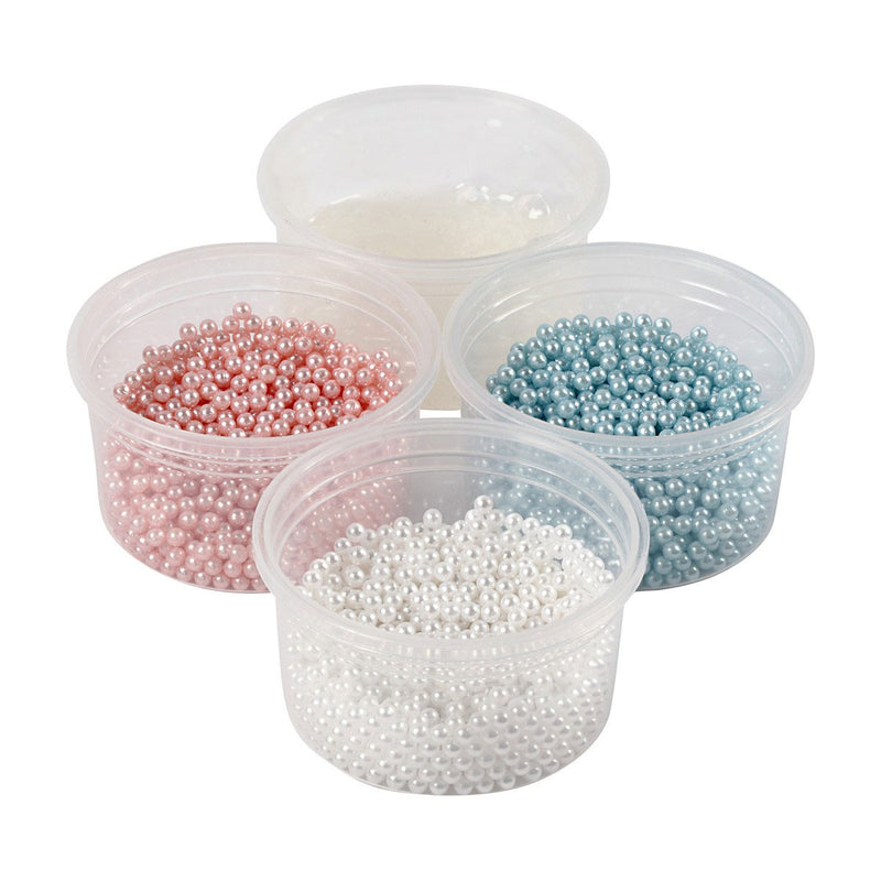 Pearl Clay Set - Blauw,Roze,Wit