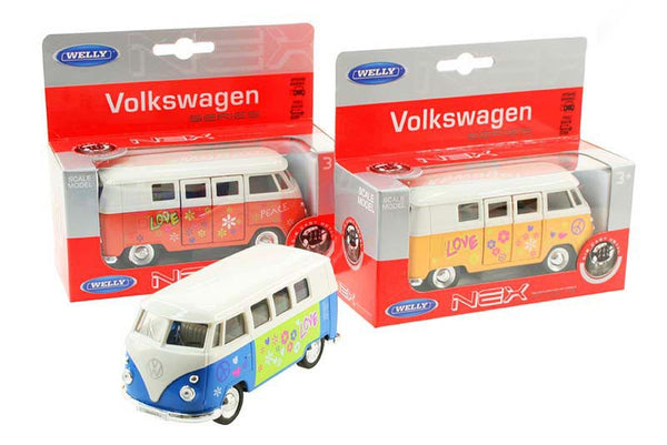 Welly Volkswagen Bus 1963 met Print