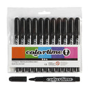 Zwarte Jumbo Stiften, 12st.