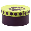 Ronde Doosjes Papier-maché, 3st.