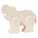 nijlpaard hout 16 cm