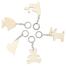 Sleutelhanger Dier, 5st.