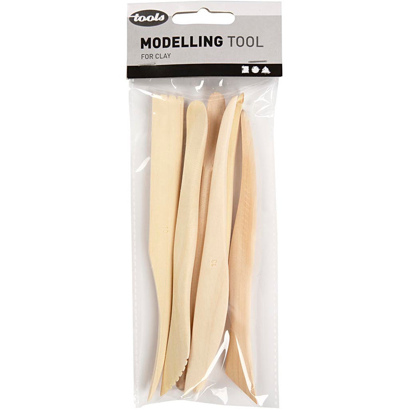 Modelleer Gereedschapset Hout, 6dlg.