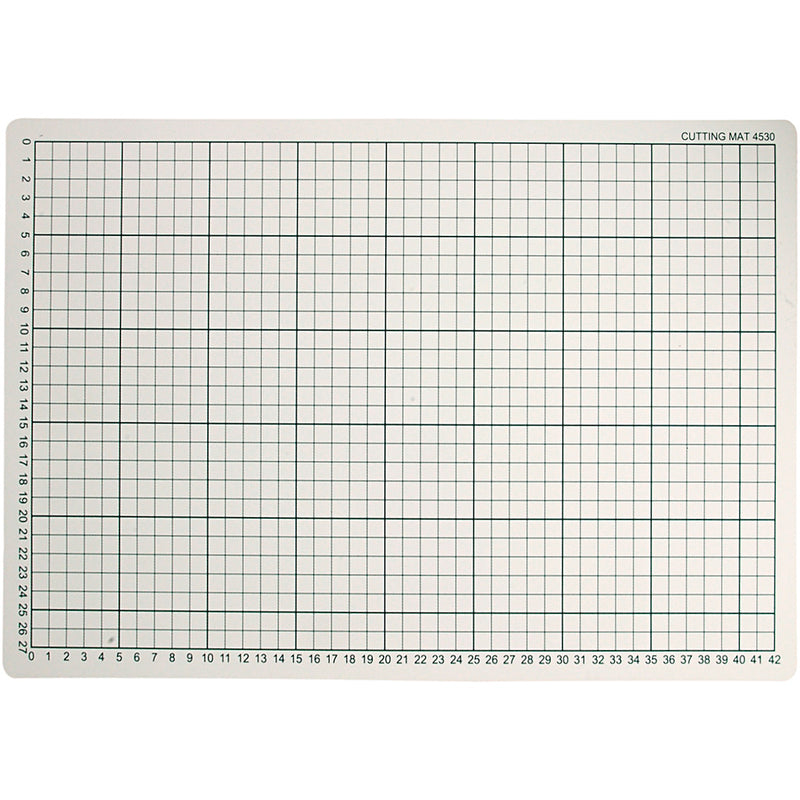 Snijmat Rubber met Rasterlijnen, 30x45cm
