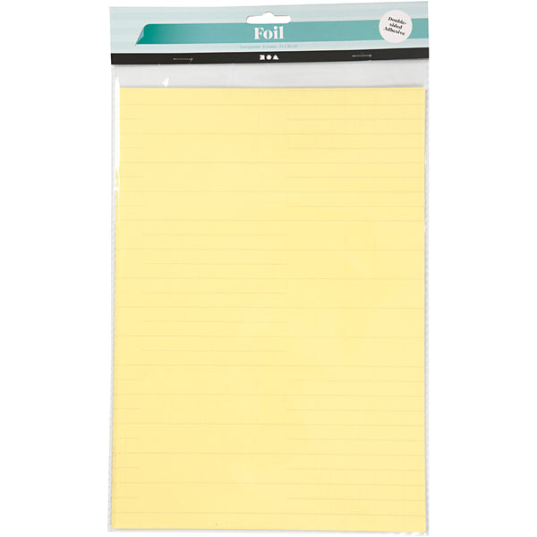 Dubbelzijdig Klevend Folie, 5 Vellen