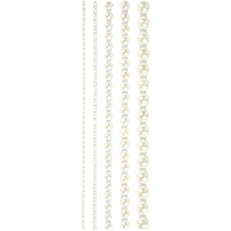 Halve Plakparels Wit 2-8mm, 140st.