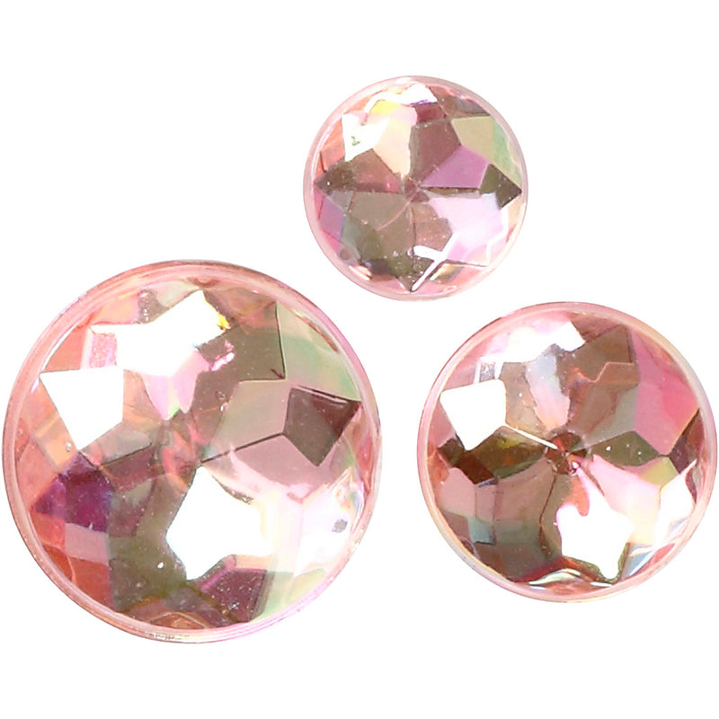 Strasstenen Roze 6-8-10mm, 40st.