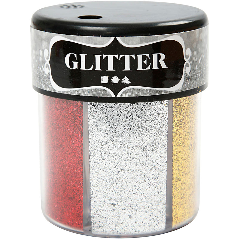 Glitter Kleur, 6x13gr