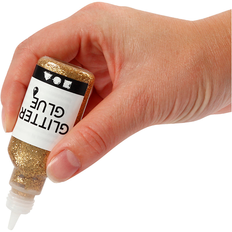 Glitterlijm Goud, 25ml