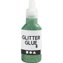 Glitterlijm Groen, 25ml