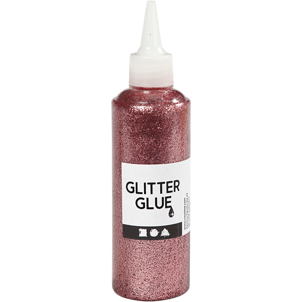 Glitterlijm Lichtroze, 118ml