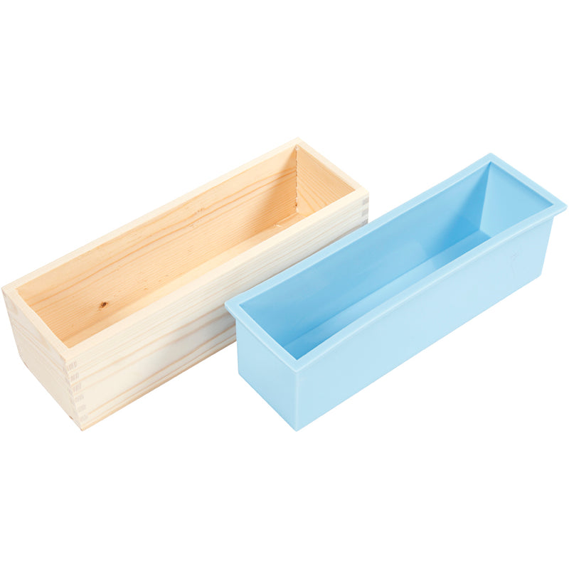 Silicone Vorm in een Houten Box, 1500ml