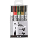 krijt Markers Metallic Kleuren, 5st.