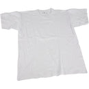 T-shirt Wit met Ronde Hals Katoen, Maat XL