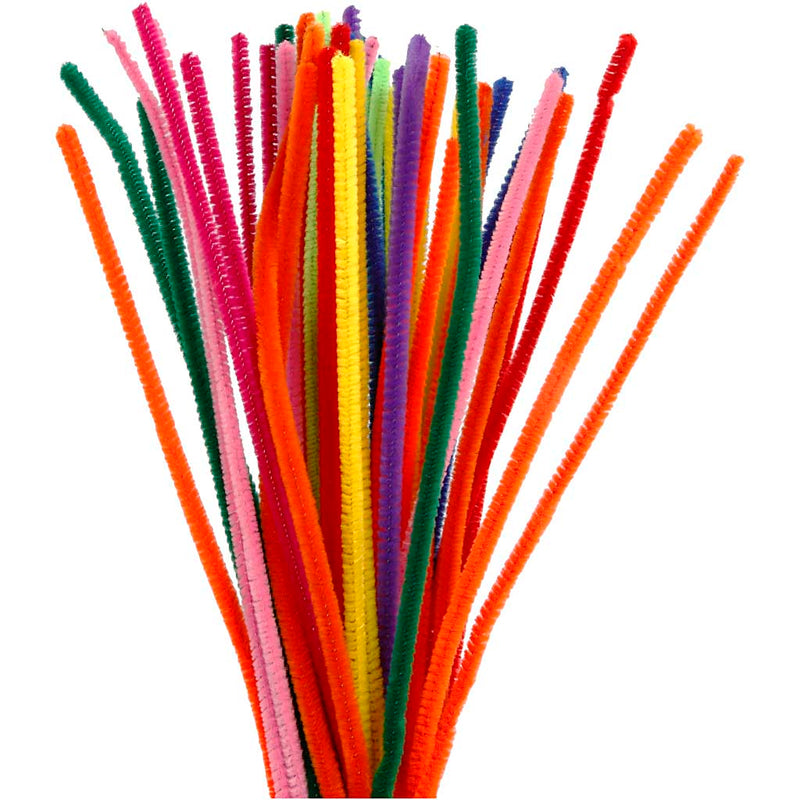 Chenille Draad Kleur 30cm, 50st.