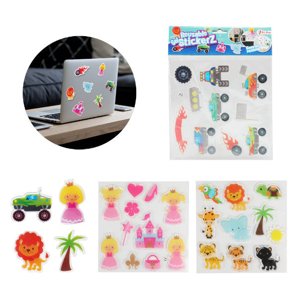 Herbruikbare raamstickers 3 ass. 49785Z