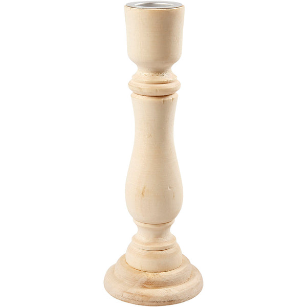 Kandelaar Hout, 16,5cm