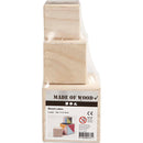 Houten Kubussen, Set van 3