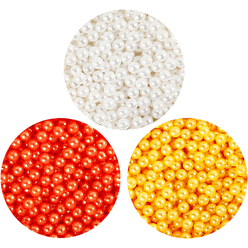Pearl Clay Oranje, Wit, Geel, 3x25gr