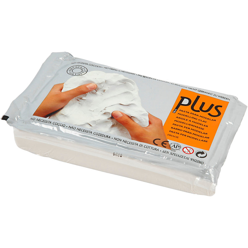 Zelfhardende Boetseerklei Wit, 1000gr
