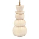 Houten Hanger Sneeuwpop