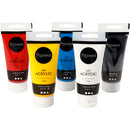 Pigment Art Acrylverf Primaire Kleuren, 5x75ml