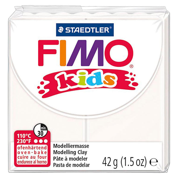 FIMO Kids Boetseerklei Wit, 42gr