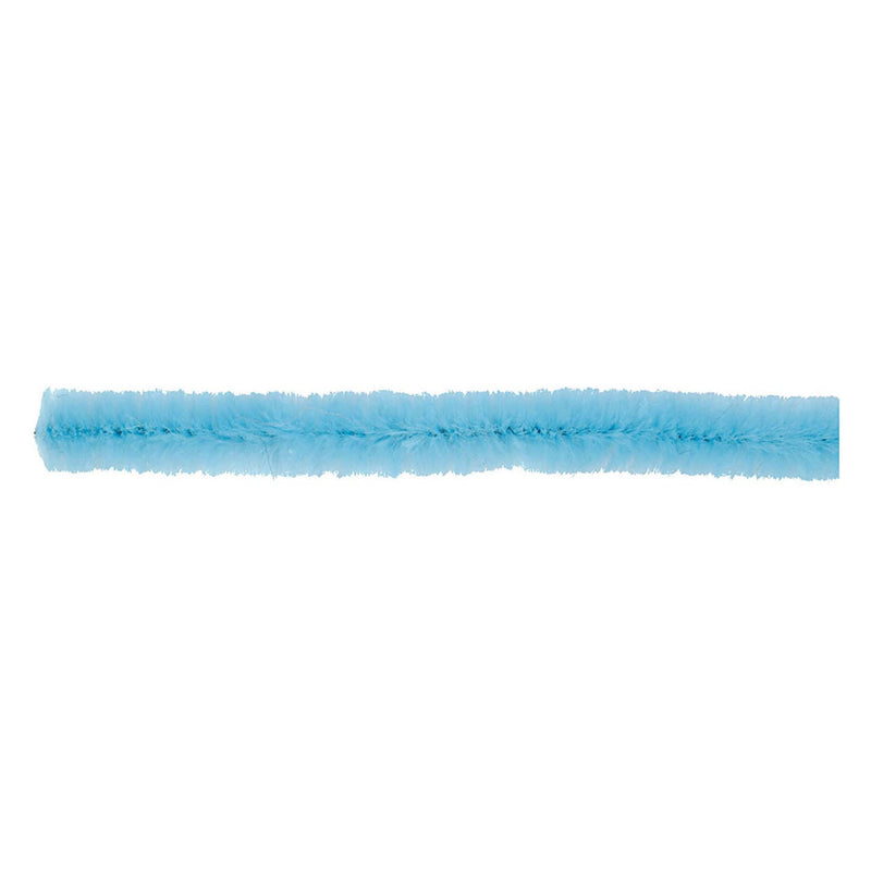 Chenille Blauw 30cm, 50st.