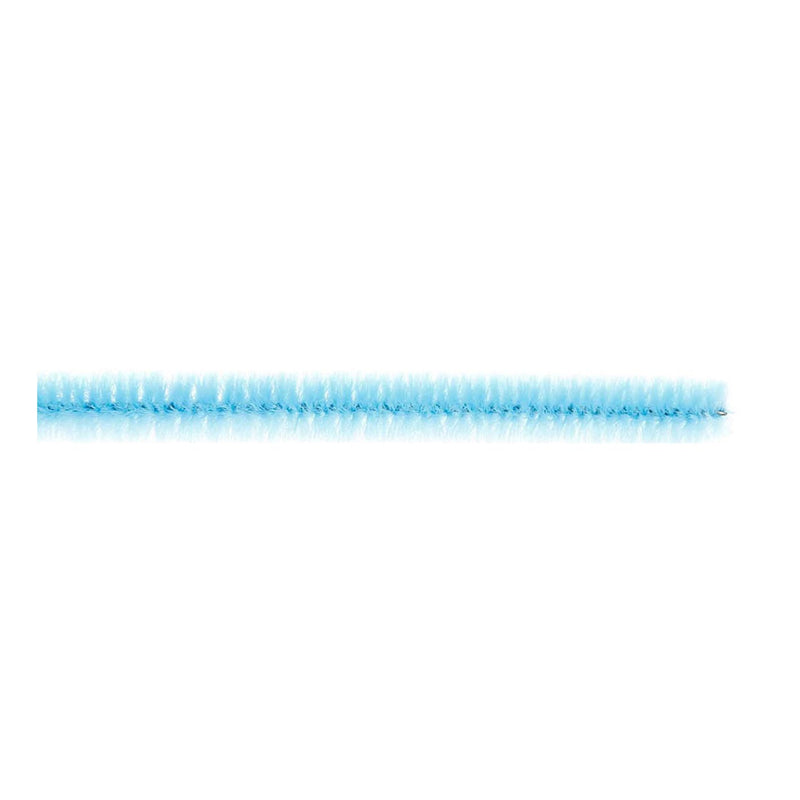 Chenille Blauw 30cm, 50st.