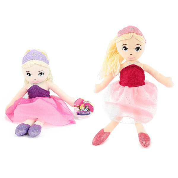 Princess stoffen pop 35 cm. 02810ZA