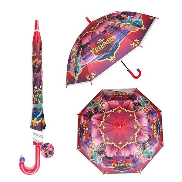 Princess Friends Paraplu Prinses, 80cm
